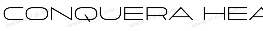 Conquera Heavy字体转换